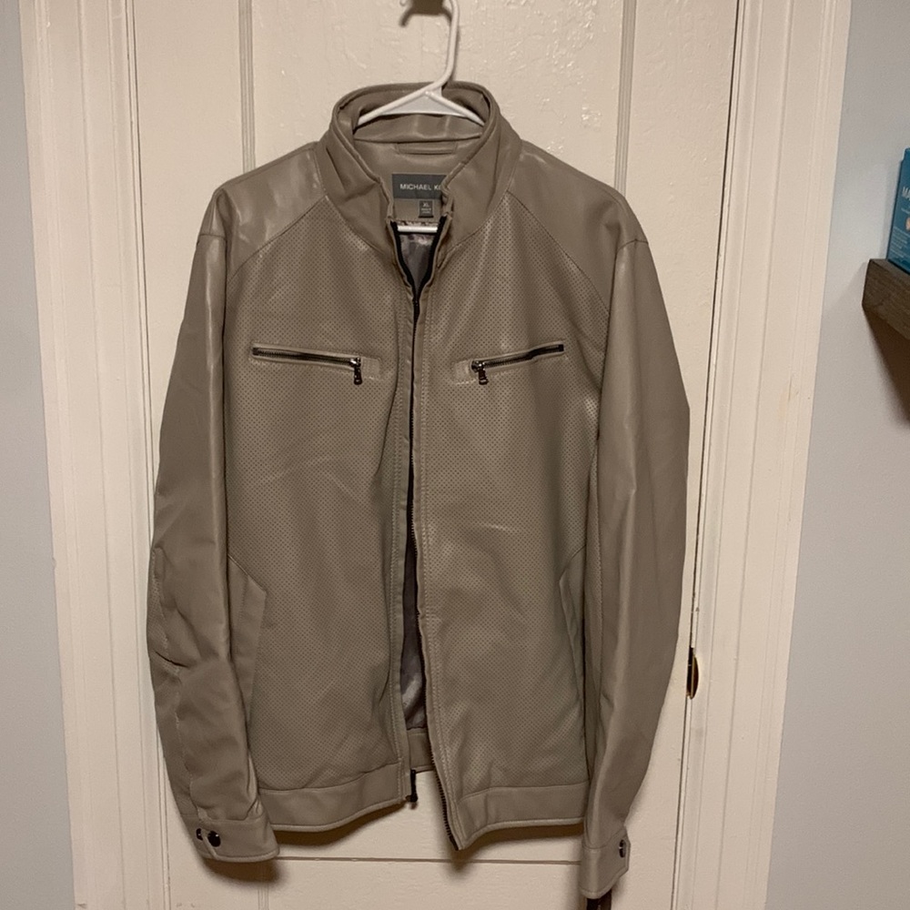 Micheal Kors leather jacket. Size extra large